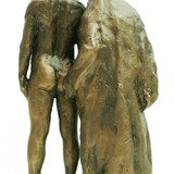 Le couple, bronze, H30 cm, Cologne 2013