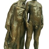 Le couple, bronze, H 30 cm Cologne 2013